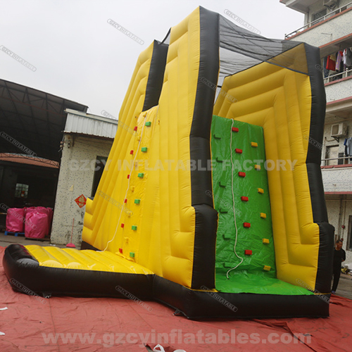 Commercial outdoor game inflatable climbing wall