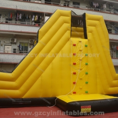 Commercial outdoor game inflatable climbing wall