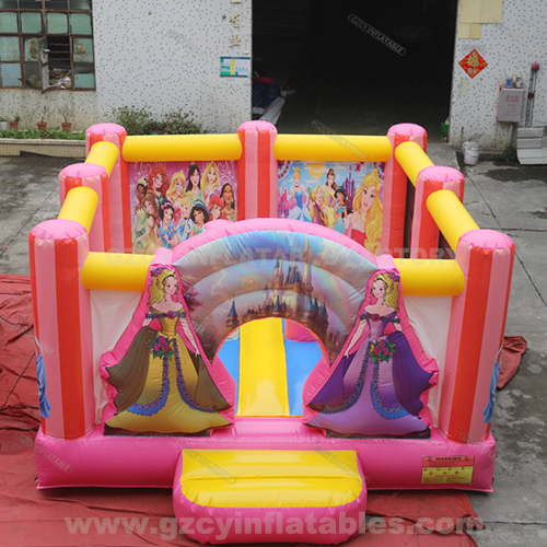 Pink Princess Playground bouncy jumping castle