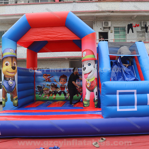 Dog Patrol Bouncy Castle Inflatable Bouncer Slide Combo