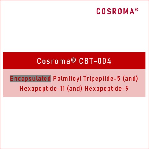 Encapsulated Palmitoyl Tripeptide-5 (and) Hexapeptide-11 (and) Hexapeptide-9 Cosroma® CBT-004