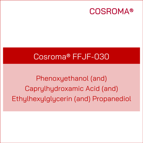 Phenoxyethanol (and) Caprylhydroxamic Acid (and) Ethylhexylglycerin (and) Propanediol Cosroma® FFJF-030