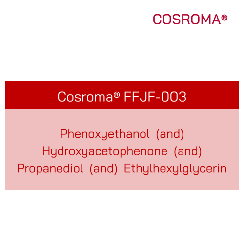 Phenoxyethanol (and) Hydroxyacetophenone (and) Propanediol (and) Ethylhexylglycerin Cosroma® FFJF-003