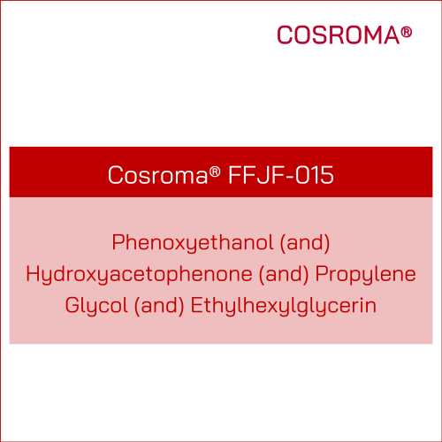 Phenoxyethanol (and) Hydroxyacetophenone (and) Propylene Glycol (and) Ethylhexylglycerin Cosroma® FFJF-015