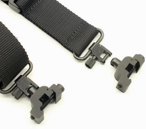 Tactical 3 Points Nylon Sling Belt with 20mm Picatinny Rail Mounts