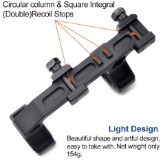 Tactical Dual Rings 25.4mm 30mm Riflescope Scope Mount