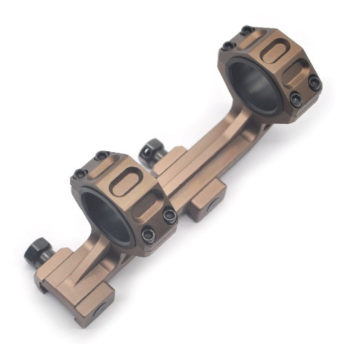 Tan FDE Tactical Dual Rings 25.4mm 30mm Riflescope Scope Mount