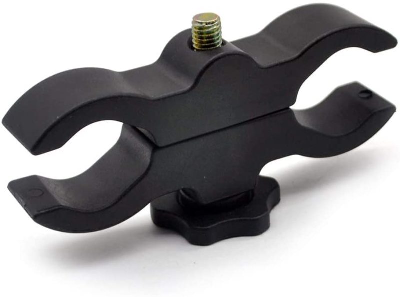 Universal Quick Release Gun Scope Sight Flashlight Clip Holder Clamp Mount Fits Multiple Scope Size