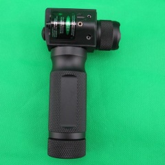 Tactical LED 200 lumens Combo illumination vertical Flashlight Fits 21mm Weaver Picatinny rail with Green Beam Laser