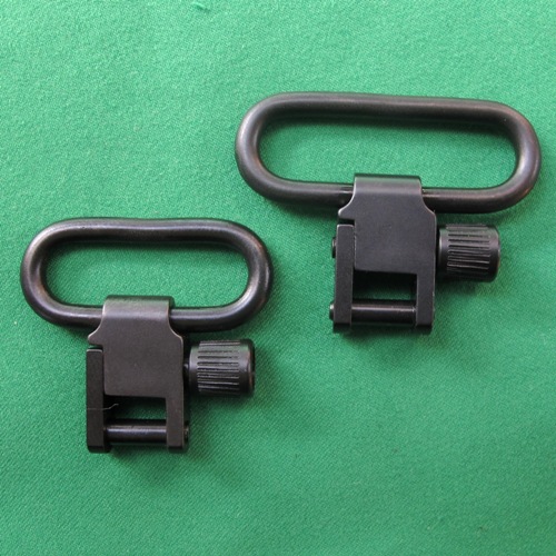 1inch High End Stainless Steel QD Rifle Swivels in Black Finish