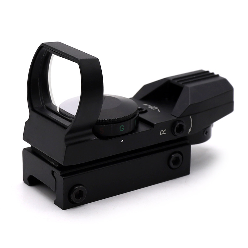 Holographic Reflex Red Green Dot Sight Scope with 4 Type Reticle For 20mm Rails
