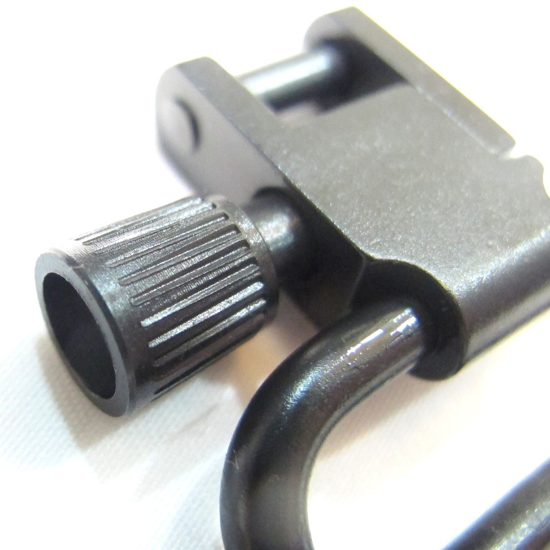 1inch High End Stainless Steel QD Rifle Swivels in Black Finish