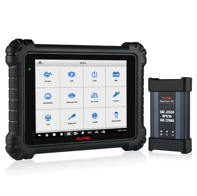 Autel MaxiSYS ms909 Diagnostic Tablet with Advanced VCMI with 26 Service Features One Year Free Update