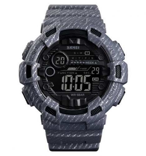 SKMEI Army Style Outdoor Sport Chronograph Multi-function Alarm Clock Waterproof Electronic Men's Watch