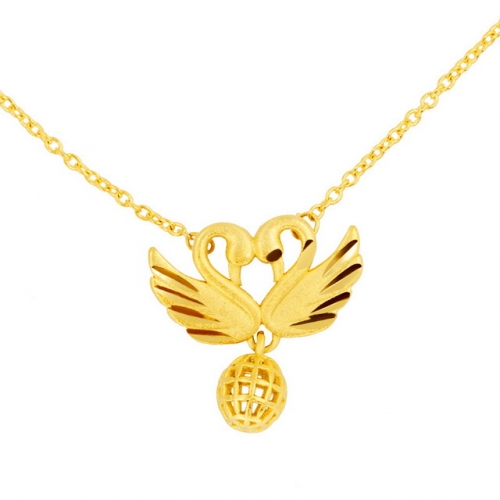 BC Wholesale 24K Gold Jewelry Women's Necklaces Cheap Jewelry Alluvial Gold Jewelry Necklaces NO.#CJ4NB22332