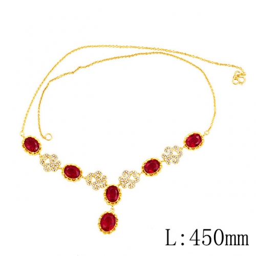 BC Wholesale 24K Gold Jewelry Women's Necklaces Cheap Jewelry Alluvial Gold Jewelry Necklaces NO.#CJ4N8888