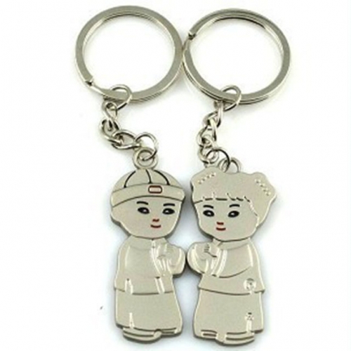 BC Wholesale Keychain Zinc Alloy Lover Couple Keychain NO.#YJ005KH125