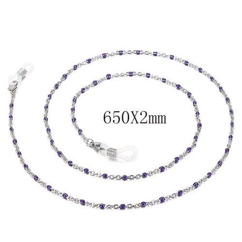 BC Wholesale Glasses Chain Stainless Steel 316L Jewelry Chains NO.#SJ113SC084