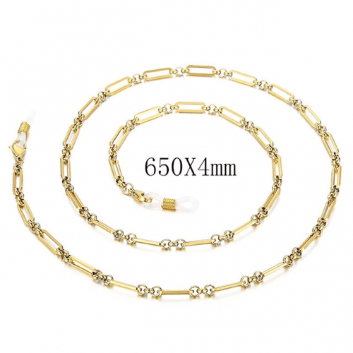 BC Wholesale Glasses Chain Stainless Steel 316L Jewelry Chains NO.#SJ113SC095
