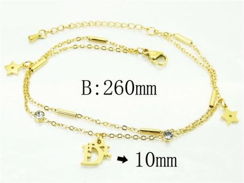 BC Wholesale Anklets Jewelry Stainless Steel 316L Anklets NO.#BC32B0735PA