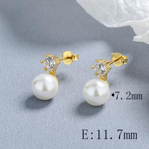 BC Wholesale 925 Sterling Silver Jewelry Earrings Good Quality Earrings NO.#925SJ8E1A043