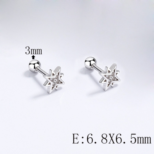 BC Wholesale 925 Sterling Silver Jewelry Earrings Good Quality Earrings NO.#925SJ8EA5202