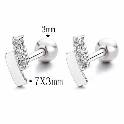 BC Wholesale 925 Sterling Silver Jewelry Earrings Good Quality Earrings NO.#925SJ8EA5404