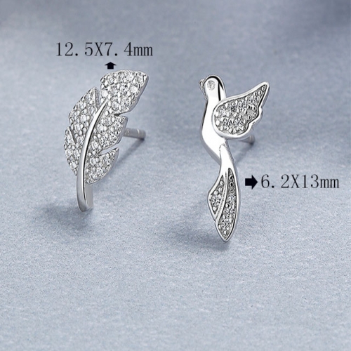 BC Wholesale 925 Sterling Silver Jewelry Earrings Good Quality Earrings NO.#925SJ8EA054