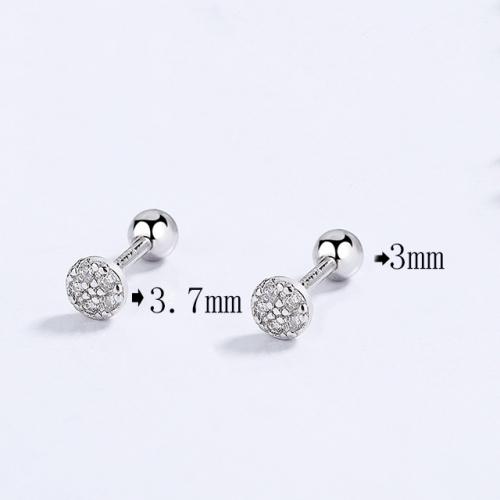 BC Wholesale 925 Sterling Silver Jewelry Earrings Good Quality Earrings NO.#925SJ8EA6012