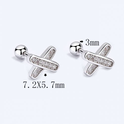 BC Wholesale 925 Sterling Silver Jewelry Earrings Good Quality Earrings NO.#925SJ8EA5108