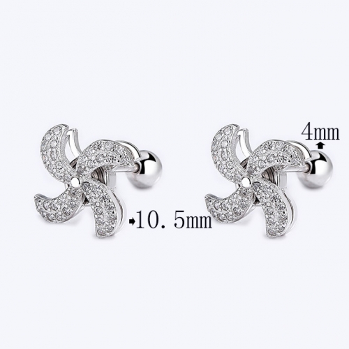 BC Wholesale 925 Sterling Silver Jewelry Earrings Good Quality Earrings NO.#925SJ8EG0305