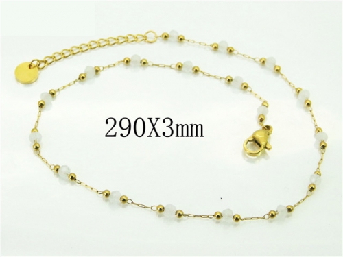 BC Wholesale Anklets Jewelry Stainless Steel 316L Anklets NO.#BC54B0506MLE