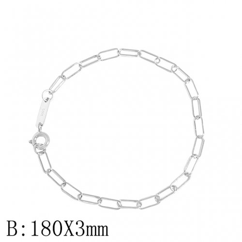 BC Wholesale 925 Silver Bracelet Jewelry Fashion Silver Bracelet NO.#925J11BA097