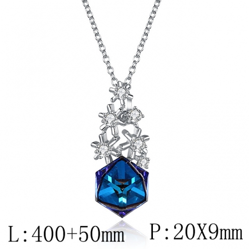 BC Wholesale Austrian Crystal Jewelry High-grade Crystal Jewelry Necklace SJ115NA351
