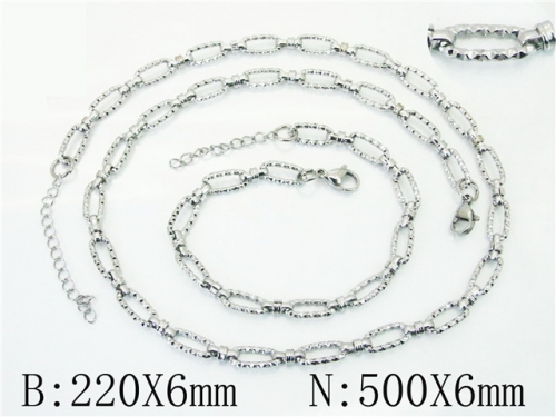 Ulyta Wholesale Jewelry Sets Stainless Steel 316L Necklace & Bracelet Set NO.#BC70S0609H3L
