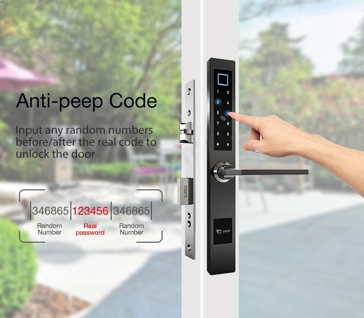 Bluetooth Fingerprint touch door lock 