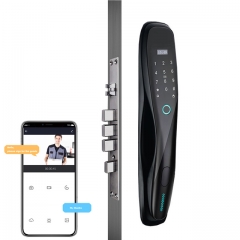 D4 Usmartgo smart phone app digital door lock with camera and doorbell