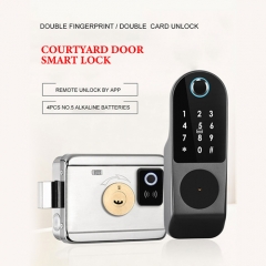 FL-A1DF WIFI TUYA Double Fingerprint Sensor Door Lock