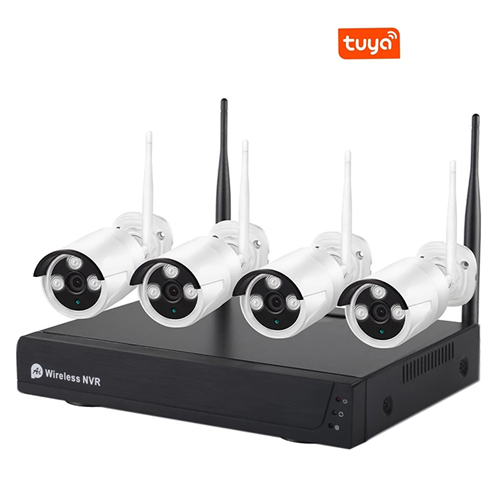 TK7204W TUYA wifi 4CH wireless nvr camera kit