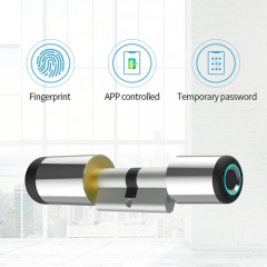Zinc alloy Electronic Fingerprint BLE Door Lock Digital Smart Auto Door Lock Easy Installation