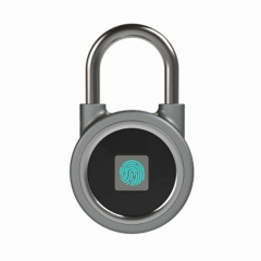 USB charge smart door lock silver/gold suitcase black fingerprint padlock with low price