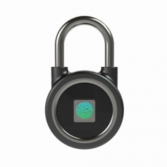 USB charge smart door lock silver/gold suitcase black fingerprint padlock with low price