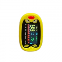 Kids Fingertip Pulse Oximeter SpO2 Blood Oxygen Monitor For