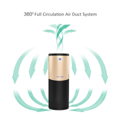 Remote control Bamboo charcoal filter home UV medical gradeair purifier for Malaysia