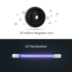 Fernbedienung Bambus holzkohle filter home UV medizinische gradeair purifier für Malaysia