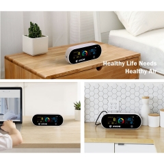 aviche new arrival h3 air quality monitor indoor air box portable desktop USB room