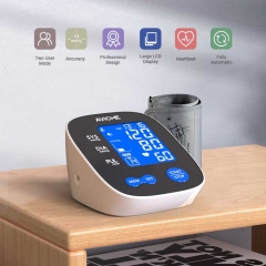 Aviche digital portátil inteligente 24 horas monitor de presión arterial médico automático de la parte superior del brazo