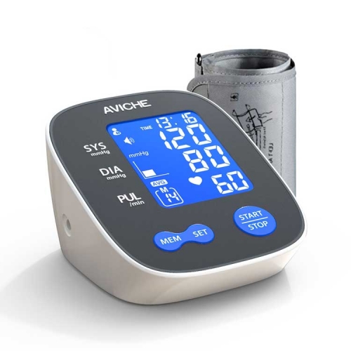 Aviche digital portátil inteligente 24 horas monitor de presión arterial médico automático de la parte superior del brazo