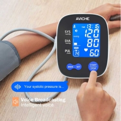 Aviche цифровой портативный смарт 24 часа автоматический медицинский монитор артериального давления плеча