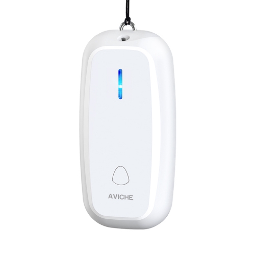 Aviche nueva tecnología mini recargable ionizador collar purificador de aire portátil para humo M5 blanco